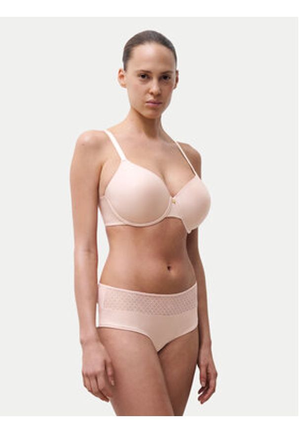 Chantelle Figi klasyczne Norah Chic C16M40 Różowy. Kolor: różowy. Materiał: syntetyk