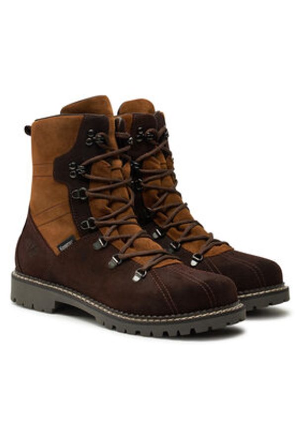 Kimberfeel Trapery Toronto Brązowy. Kolor: brązowy. Materiał: skóra