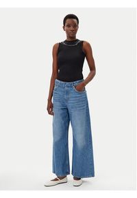 Hugo - HUGO Top Delanive 50534050 Czarny Slim Fit. Kolor: czarny. Materiał: syntetyk #3