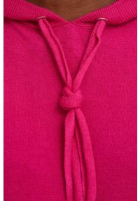 Answear Lab komplet damski kolor różowy. Kolor: różowy. Materiał: dzianina. Wzór: gładki #5