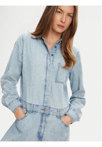 United Colors of Benetton - United Colors Of Benetton Sukienka jeansowa 4RZKDV0B5 Niebieski Regular Fit. Kolor: niebieski. Materiał: bawełna #3