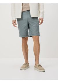 Reserved - Bawełniane szorty chino - jasnozielony. Kolor: zielony. Materiał: bawełna