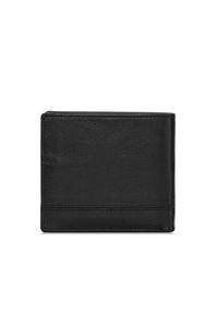 Ochnik - Czarny skórzany portfel męski. Kolor: czarny. Materiał: skóra #5