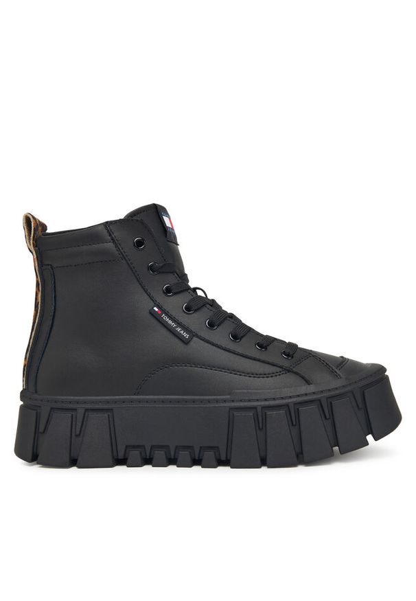 Sneakersy Tommy Jeans. Kolor: czarny