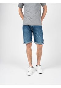 Pepe Jeans Szorty "Callen Reclaim" | PM800969 | Callen Short Reclaim | Mężczyzna | Niebieski. Okazja: na co dzień. Kolor: niebieski. Materiał: bawełna. Wzór: haft, aplikacja. Styl: casual #6