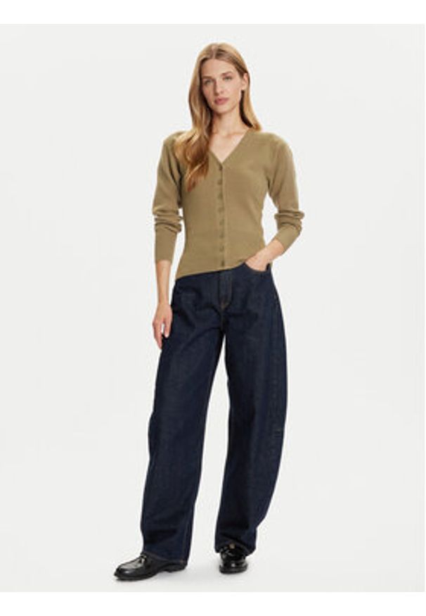 Vero Moda Kardigan Saba 10334777 Zielony Regular Fit. Kolor: zielony. Materiał: syntetyk