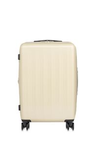 Ochnik - Komplet walizek na kółkach 19''/24''/28''. Kolor: beżowy. Materiał: materiał, poliester, guma #8
