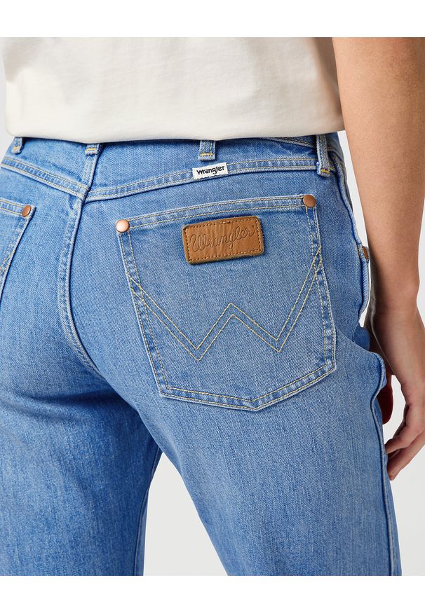 Wrangler - DAMSKIE SPODNIE WRANGLER SUNSET BABY BLUE 112362617