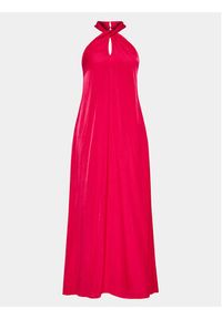 Sisley Sukienka codzienna 48PWLV043 Różowy Regular Fit. Okazja: na co dzień. Kolor: różowy. Materiał: syntetyk. Typ sukienki: proste. Styl: casual