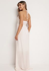 Born2be - Jasnoróżowa Sukienka Zerlaivo. Kolor: różowy. Materiał: koronka, bawełna. Wzór: aplikacja, koronka. Sezon: lato. Styl: boho. Długość: maxi #4