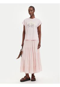 only - ONLY Spódnica maxi Kelly 15374229 Różowy jasny A-Line Fit. Kolor: różowy. Materiał: bawełna #5