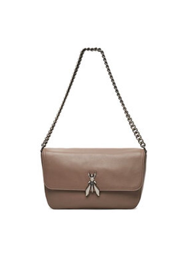 Patrizia Pepe Torebka 8B0279/L165-B744 Brązowy. Kolor: brązowy. Materiał: skórzane