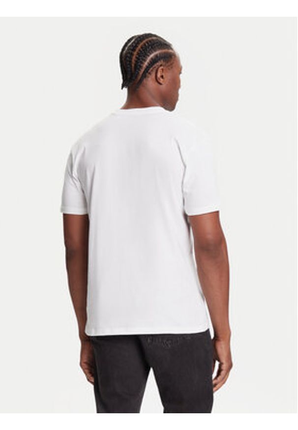 Quiksilver T-Shirt EQYZT08181 Biały Regular Fit. Kolor: biały. Materiał: bawełna