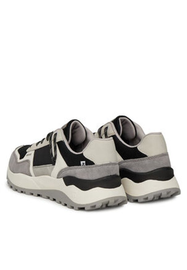 Rieker Revolution Lifestyle Sneakersy U1300-00 Szary. Kolor: szary. Materiał: skóra, zamsz