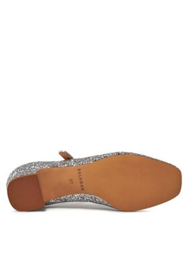 BALAGAN - Balagan Baleriny Dora Srebrny. Kolor: srebrny. Materiał: materiał