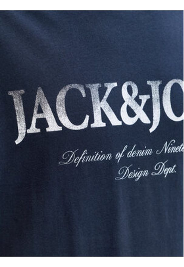 Jack & Jones T-Shirt Evin 12290173 Niebieski Regular Fit. Kolor: niebieski. Materiał: bawełna