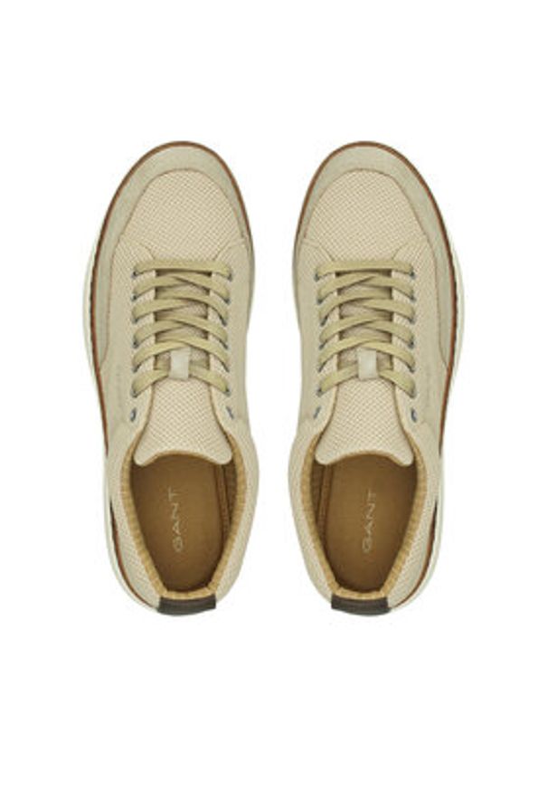 GANT - Gant Sneakersy 30633907 Beżowy. Kolor: beżowy. Materiał: zamsz, skóra