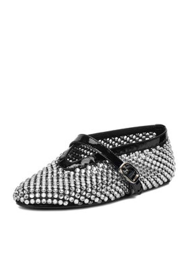 Eva Minge Baleriny EO-ROSA-0516-205 Srebrny. Kolor: srebrny. Materiał: syntetyk