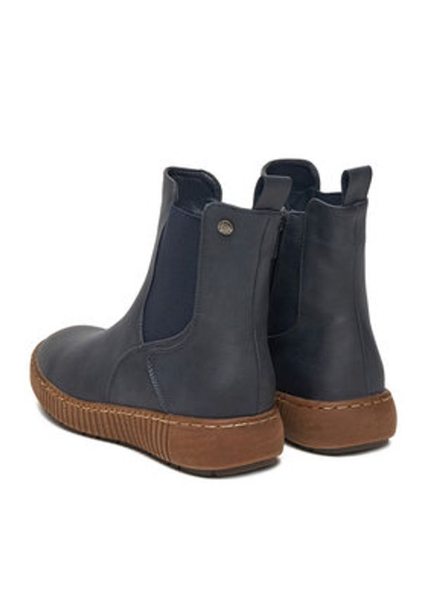 Go Soft Botki CEO-WS5586-07 Granatowy. Kolor: niebieski. Materiał: materiał, syntetyk