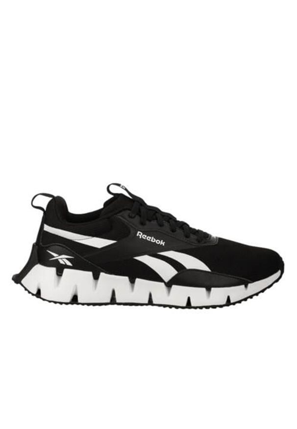 Buty do chodzenia męskie Reebok Zig Dynamica. Zapięcie: sznurówki. Kolor: czarny, biały, wielokolorowy. Materiał: syntetyk, tkanina, materiał. Szerokość cholewki: normalna. Sport: turystyka piesza