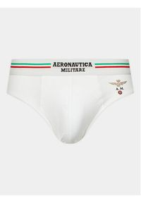 Aeronautica Militare Komplet 2 par slipów AM1USL001 Biały. Kolor: biały. Materiał: bawełna