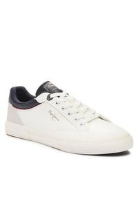 Pepe Jeans Sneakersy PMS31006 Granatowy. Kolor: biały. Materiał: materiał #6