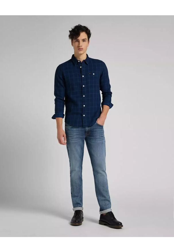 Lee - LEE DAREN ZIP FLY MĘSKIE SPODNIE JEANSOWE JEANSY MID SIDNEY L707FCNU 112118118
