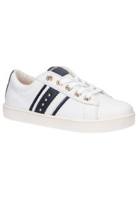 Geox - Buty GEOX J KATHE GIRL Biały. Kolor: biały. Materiał: tkanina, skóra, syntetyk. Sport: turystyka piesza #2