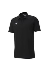 Koszulka męska Puma teamGOAL 23 Casuals Polo. Typ kołnierza: polo. Kolor: czarny. Sport: piłka nożna