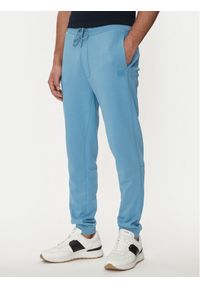 BOSS - Boss Spodnie dresowe Sestart 50509303 Niebieski Regular Fit. Kolor: niebieski. Materiał: bawełna #1