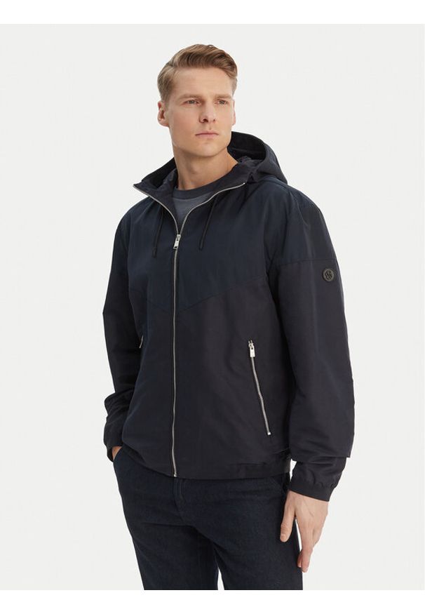 BOSS Kurtka przejściowa H-Cireno 4 50544135 Granatowy Regular Fit. Kolor: niebieski. Materiał: syntetyk