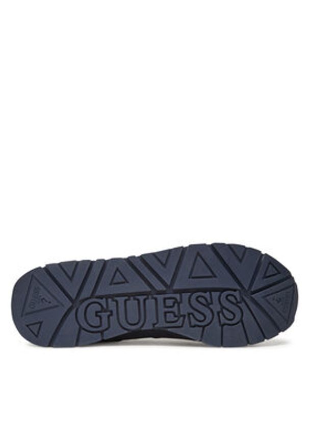 Guess Sneakersy FMTTRE FAB12 Granatowy. Kolor: niebieski. Materiał: skóra, zamsz