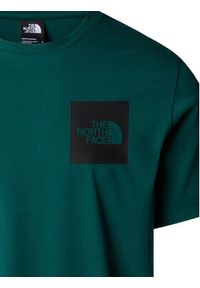 The North Face T-Shirt SS Fine NF0A8A6M Zielony Regular Fit. Kolor: zielony. Materiał: syntetyk, bawełna #3
