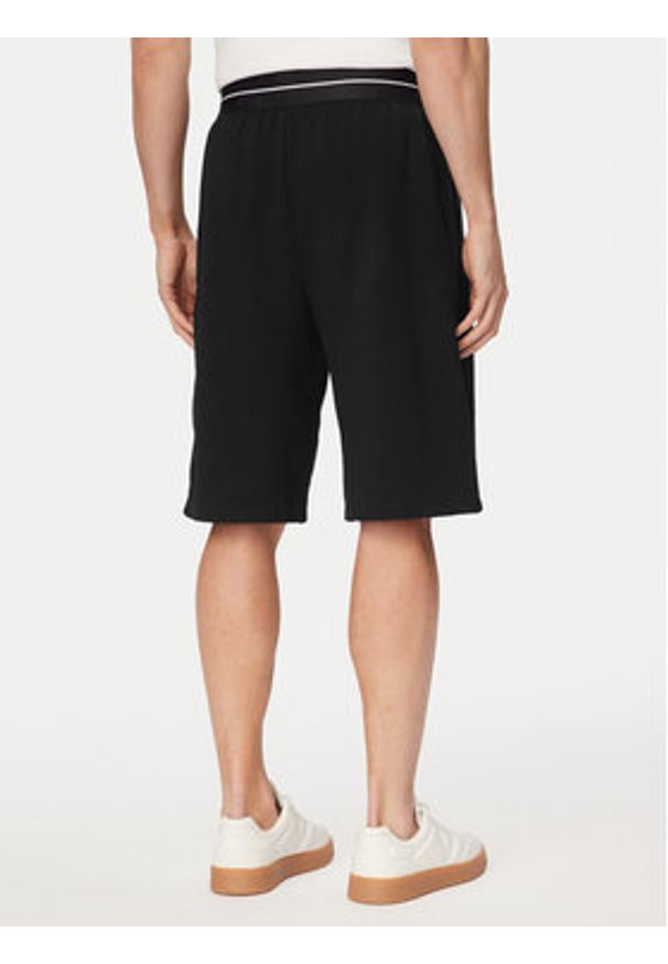 Guess Szorty sportowe U6GD00 KC241 Czarny Regular Fit. Kolor: czarny. Materiał: bawełna. Styl: sportowy