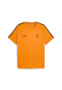 Puma - Męska koszulka Galatasaray SK KING PUMA Intense Orange. Kolor: żółty, wielokolorowy, pomarańczowy