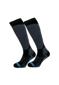 BLIZZARD - Skarpety narciarskie Blizzard Wool Performance Ski Socks 230103. Kolor: czarny, niebieski, wielokolorowy. Sport: narciarstwo #1