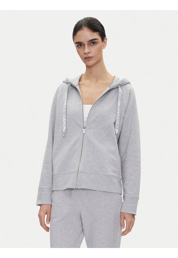 DKNY Sport Bluza DP5J9510 Szary Relaxed Fit. Kolor: szary. Materiał: bawełna. Styl: sportowy