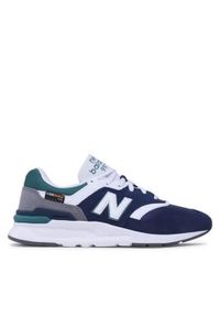 Buty do chodzenia damskie New Balance 997. Zapięcie: sznurówki. Kolor: niebieski. Materiał: skóra, zamsz, materiał. Szerokość cholewki: normalna. Sport: turystyka piesza