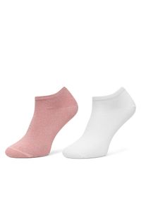 TOMMY HILFIGER - Tommy Hilfiger Skarpety krótkie 343024001 Różowy. Kolor: różowy. Materiał: bawełna #1