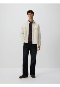 Reserved - Jeansy bootcut z efektem sprania - czarny. Kolor: czarny