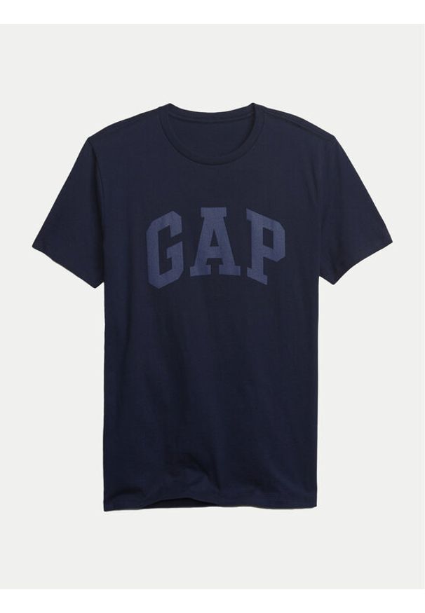 GAP - Gap T-Shirt 663921-03 Granatowy Regular Fit. Kolor: niebieski. Materiał: bawełna