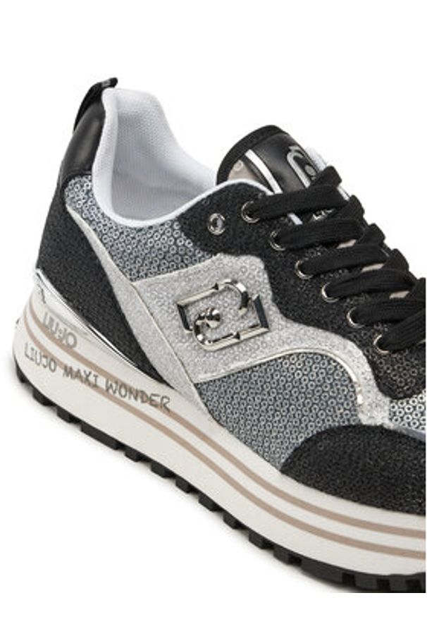Liu Jo Sneakersy Maxi Wonder 73 BF4007 TX423 Srebrny. Kolor: srebrny. Materiał: materiał
