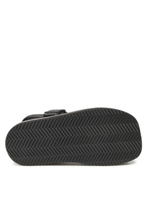 Emporio Armani Sandały X4P113 XN170 K001 Czarny. Kolor: czarny. Materiał: materiał