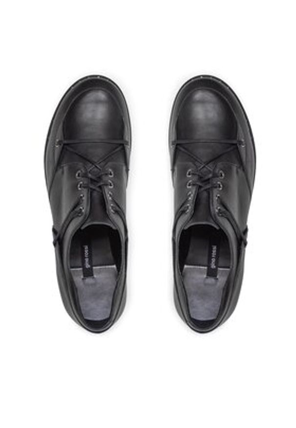 Gino Rossi Oxfordy Atsu DPI632-621-E100-9900-0 Czarny. Kolor: czarny. Materiał: skóra