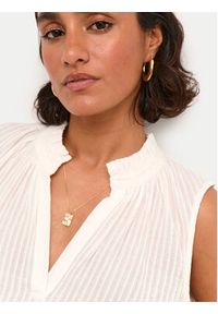 Kaffe Top Alice 10508545 Biały Regular Fit. Kolor: biały. Materiał: bawełna #3