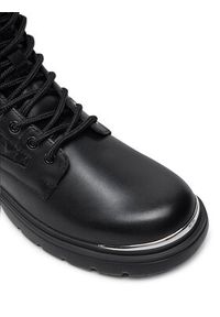 Karl Lagerfeld - KARL LAGERFELD Trapery KL13054 Czarny. Kolor: czarny. Materiał: skóra #5