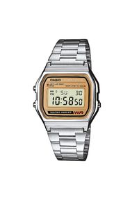 Casio Zegarek Vintage A158WEA-9EF Srebrny. Kolor: srebrny. Styl: vintage