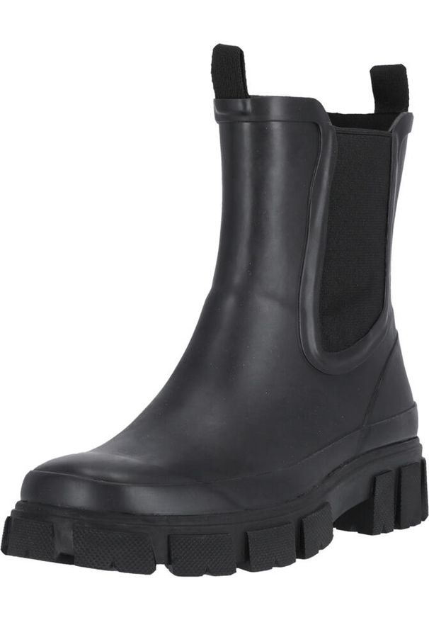 ENDURANCE - Damskie buty gumowe Athlecia Teya. Kolor: czarny. Materiał: guma
