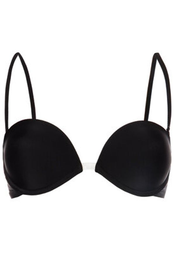 Wonderbra Biustonosz z fiszbiną WB009243 Czarny. Kolor: czarny. Materiał: syntetyk