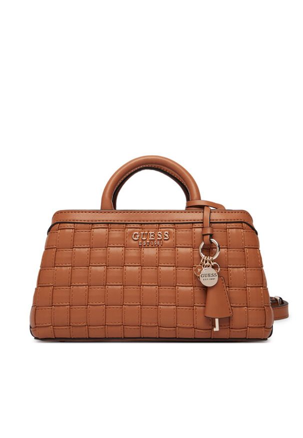 Guess Torebka Sandy HWWG84 18050 Brązowy. Kolor: brązowy. Materiał: skórzane